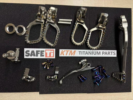 titanium foot pegs ktm exc/sx/sxf/xcw