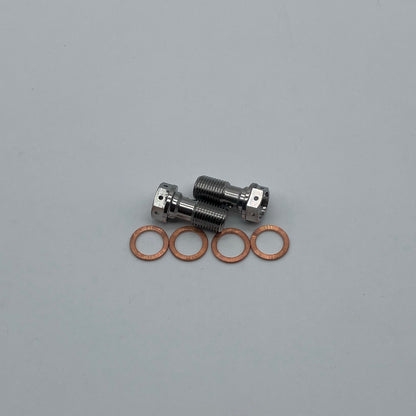 Titanium  Banjo Bolt Kit GR5  M10x1(2B+4W)