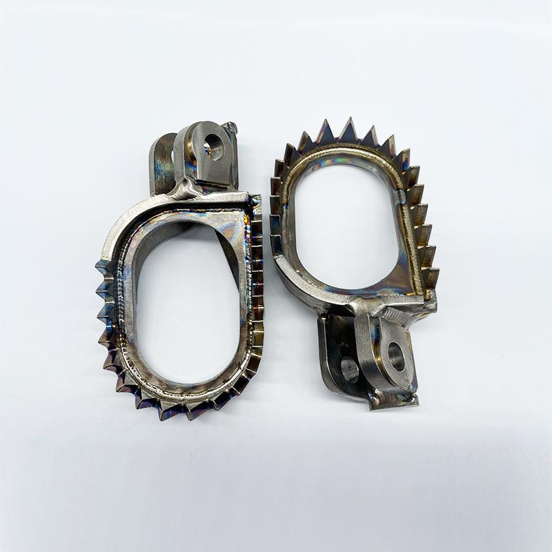 Titanium footpegs for dirt bike SHERCO