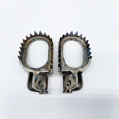 Titanium footpegs for dirt bike SHERCO