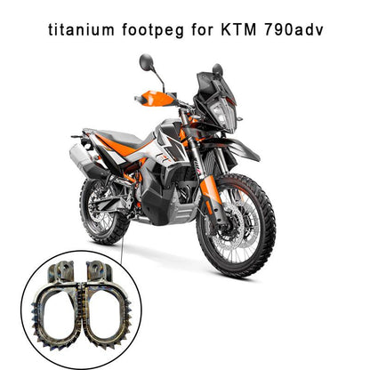 Titanium GR5 footpeg for dirt bike KTM 790 ADV