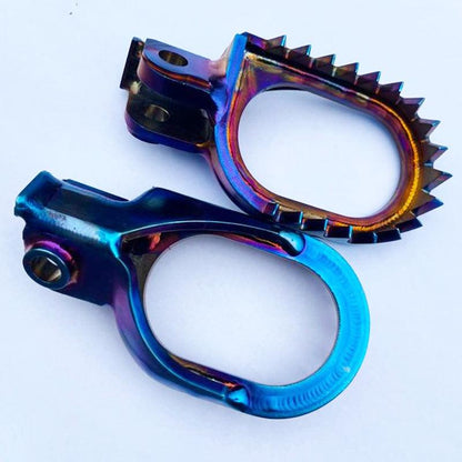 Titanium footpegs for dirt bike SHERCO