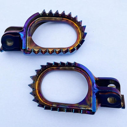 Titanium footpegs for dirt bike SHERCO