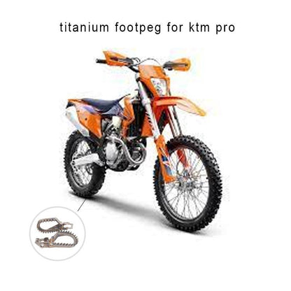 Titanium footpeg for dirt bike KTM Pro exc/sx/sxf 2017-2023